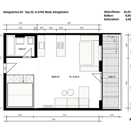 Appartamento 62 - 25 *